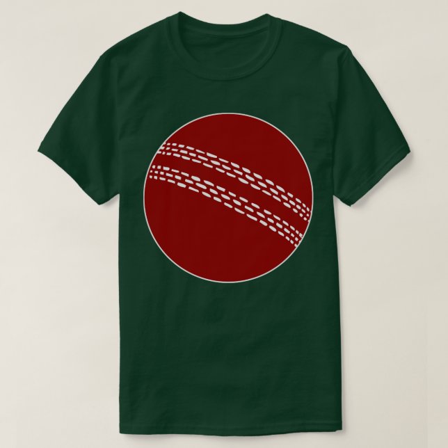 Camiseta bola de cricket3 (Diseño del anverso)