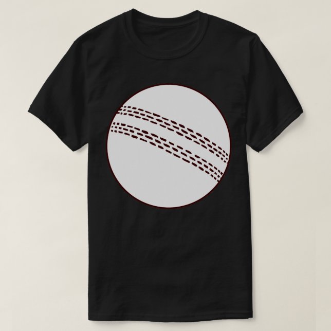 Camiseta bola de cricket4 (Diseño del anverso)