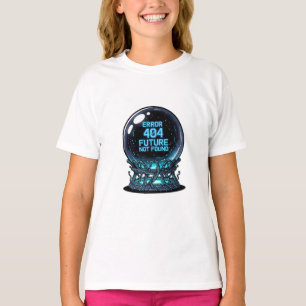 Camiseta Bola de Cristal Cyberpunk Futuro No Encontrado Niñ