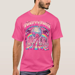 Camiseta Bola de Disco Reina Diva Disco Bailando 70S