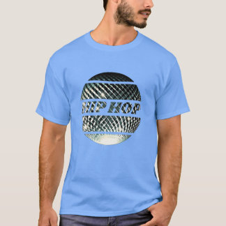 Camiseta Bola de discoteca de hip hop en niño de plata plat