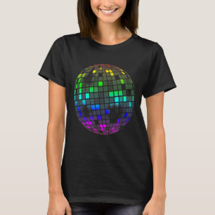 Camiseta Bola de discoteca retro vintage bola de discoteca
