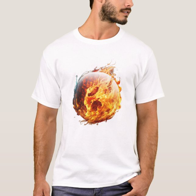 Camiseta Bola de fuego (Anverso)