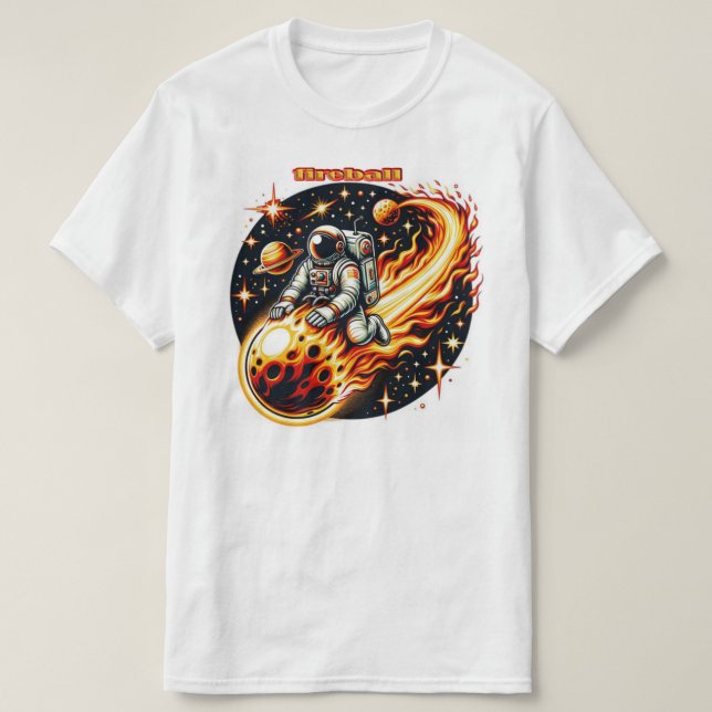 Camiseta Bola de fuego (Diseño del anverso)