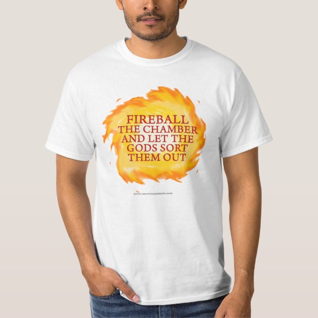 Camiseta Bola de fuego la cámara (Anverso)
