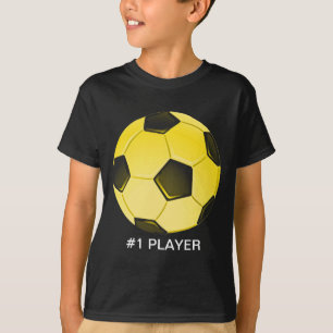 Camiseta Bola de fútbol americano amarilla o fútbol