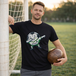 Camiseta Bola de Fútbol con Dabing Divertida y Linda