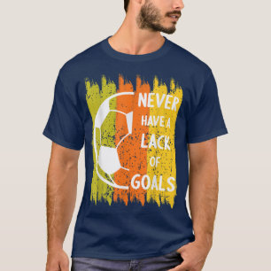 Camiseta Bola de fútbol de los antiguos colores otoñales