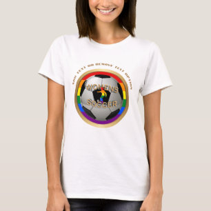 Camiseta Bola de Fútbol Femenina del Orgullo