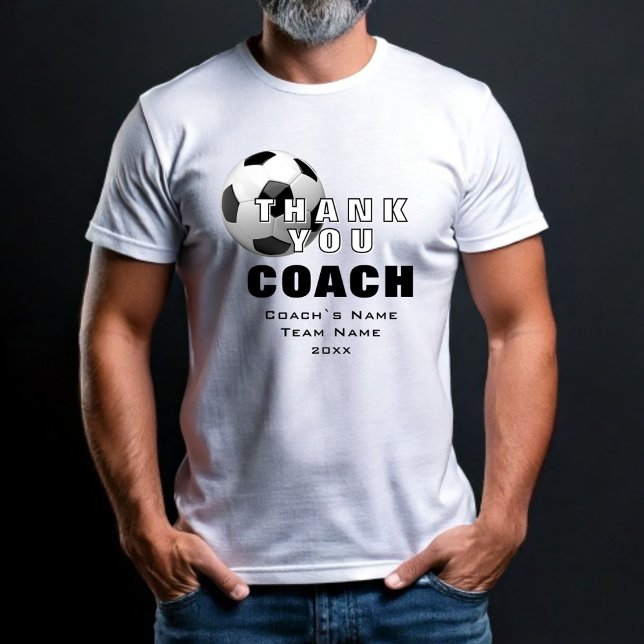 Camiseta Bola de fútbol gracias entrenador (Subido por el creador)