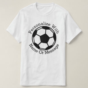 Camiseta BOLA DE Fútbol PERSONALIZADA
