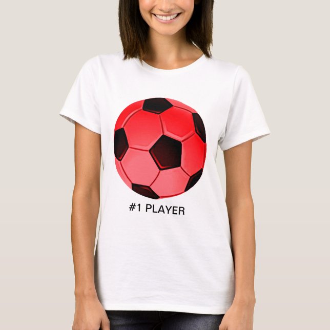 Camiseta Bola de Fútbol Red American o Association (Anverso)