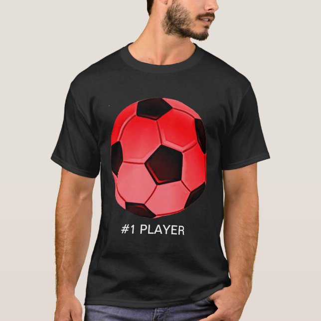 Camiseta Bola de Fútbol Red American o Association (Anverso)
