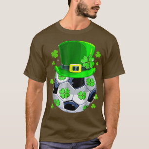 Camiseta Bola de fútbol Shamrock Funny Irish St Patrick Day