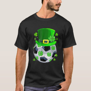Camiseta Bola de fútbol Shamrock Funny Irish St Patrick Day