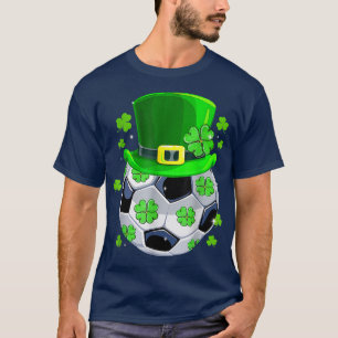 Camiseta Bola de fútbol Shamrock Funny Irish St Patrick Day