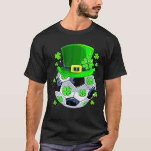 Camiseta Bola de fútbol Shamrock Funny Irish St Patrick Day