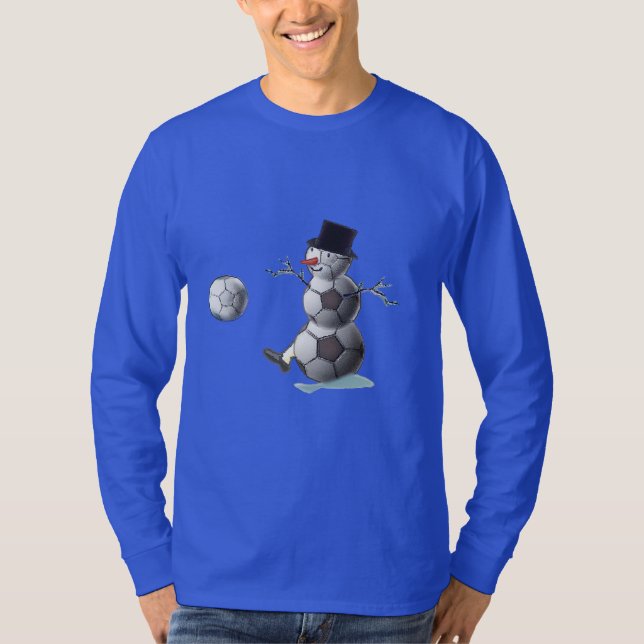Camiseta Bola de fútbol Snowman (Anverso)