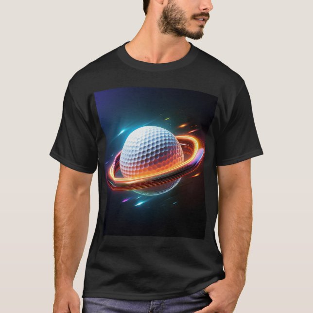 Camiseta Bola de Golf As Saturn Planet (Anverso)