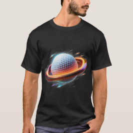 Camiseta Bola de Golf Como Planeta Saturno, Impresionante D