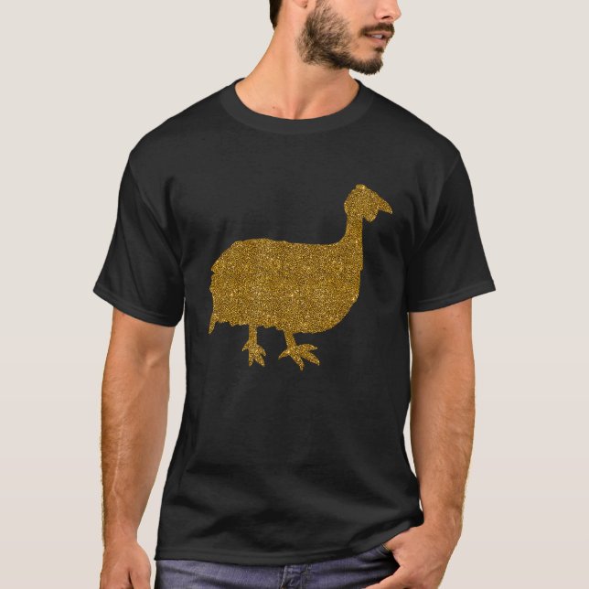 Camiseta Bola De Guinea Para Mujeres Chica Pearl hen Bird A (Anverso)