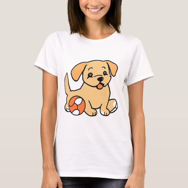 Camiseta Bola de juego de perros (Anverso)