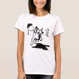 Camiseta Bola de juego de perros