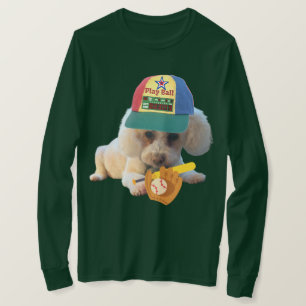 Camiseta Bola de juguete de canapé de manga larga verde de 