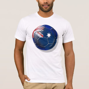 Camiseta Bola de la bandera de la onza de los aficionados