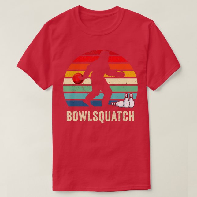Camiseta Bola de pie gigante Regalo Sasquatch Regalos Bowle (Diseño del anverso)