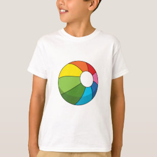 Camiseta Bola de playa colorida