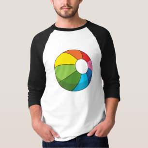 Camiseta Bola de playa colorida