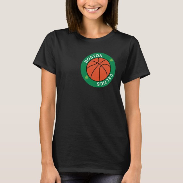 Camiseta Bola Dedicada Al Baloncesto Celtics De Boston (Anverso)
