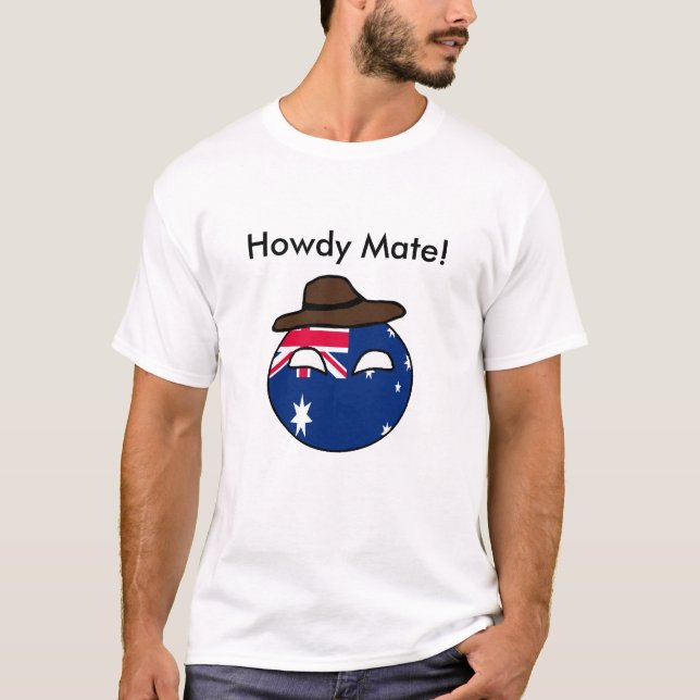Camiseta Bola del país de Australia (Anverso)