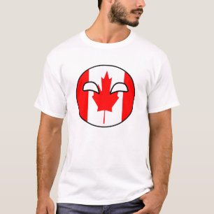 Camiseta Bola del país de Canadá