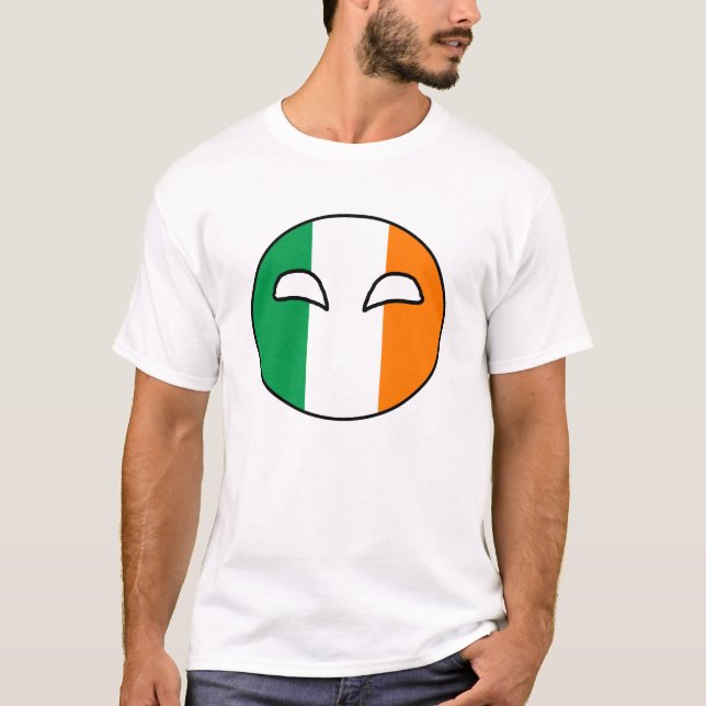Camiseta Bola del país de Irlanda (Anverso)