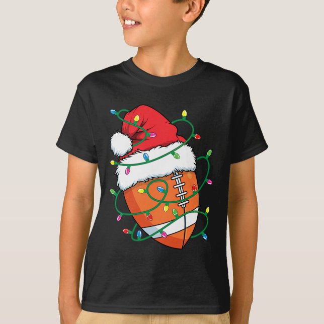 Camiseta Bola deportiva de Santa Fútbol Hombres Navidades (Anverso)