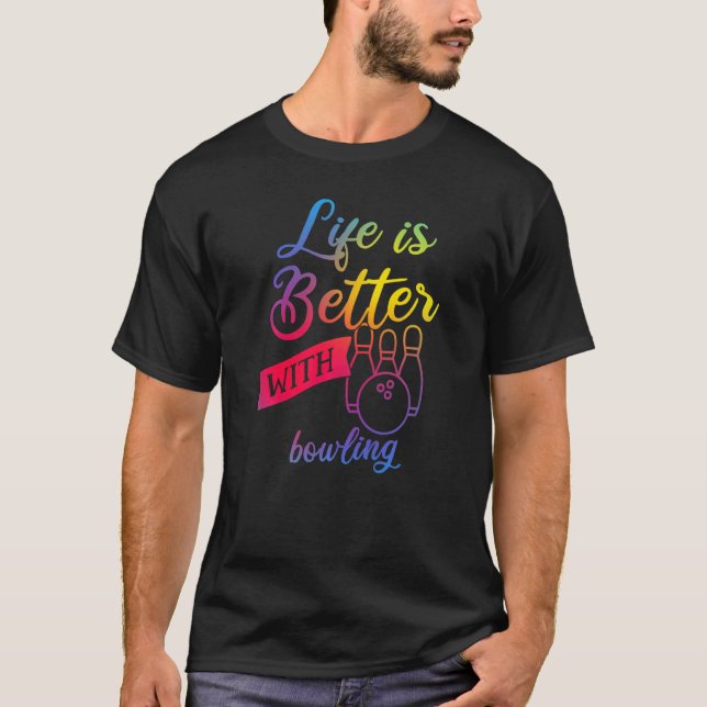 Camiseta Bola divertida Mujeres - La vida es mejor con los  (Anverso)