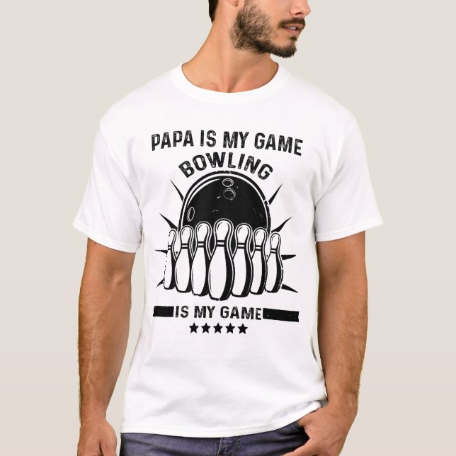 Camiseta Bola divertida para el abuelo Tee Papa Dad marido (Anverso)