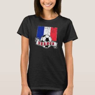 CAMISETA BOLA FRANCESA DE FÚTBOL Y BANDERA DISTRIBUIDA