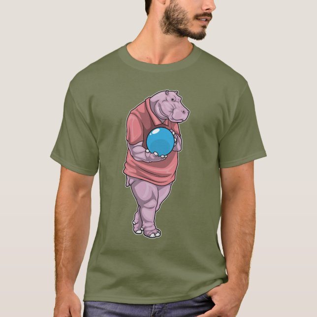 Camiseta Bola Hippo Bowling (Anverso)