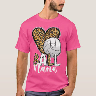 Camiseta Bola Nana De Voleibol De Corazón Nana De Un Pl De 