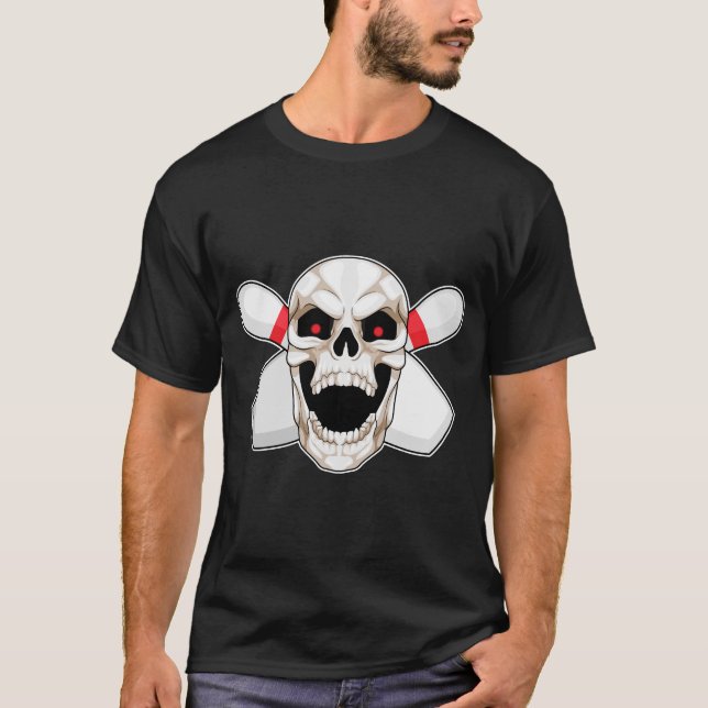 Camiseta Bola Skull Bowling (Anverso)