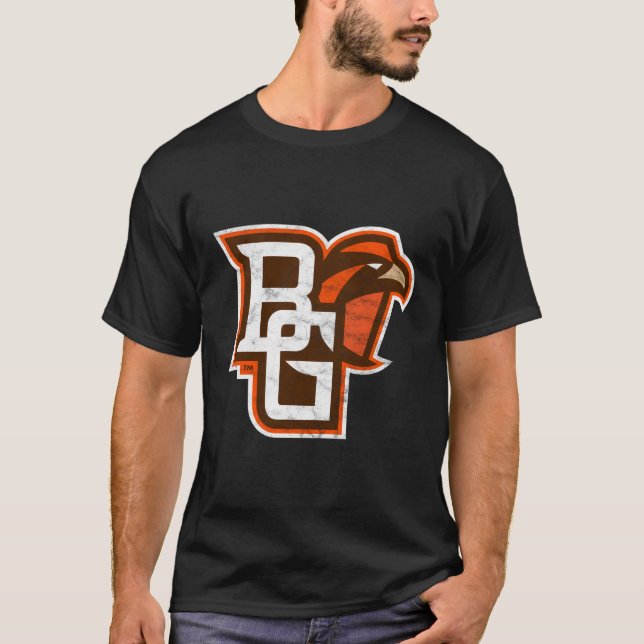 Camiseta Bola Verde Bgsu Falcons Primaria con problemas (Anverso)