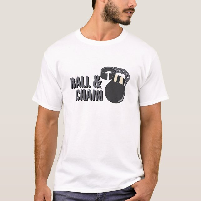 Camiseta Bola y cadena (Anverso)