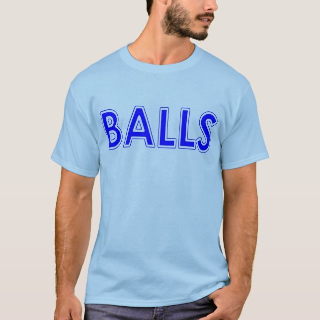 CAMISETA BOLAS AZULES (Anverso)