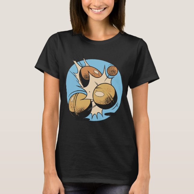 Camiseta Bolas Boule para la pelota de Boulder Petanque Bou (Anverso)