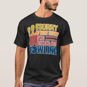 Camiseta bolas bowling bowling bowl retro vintage divertido