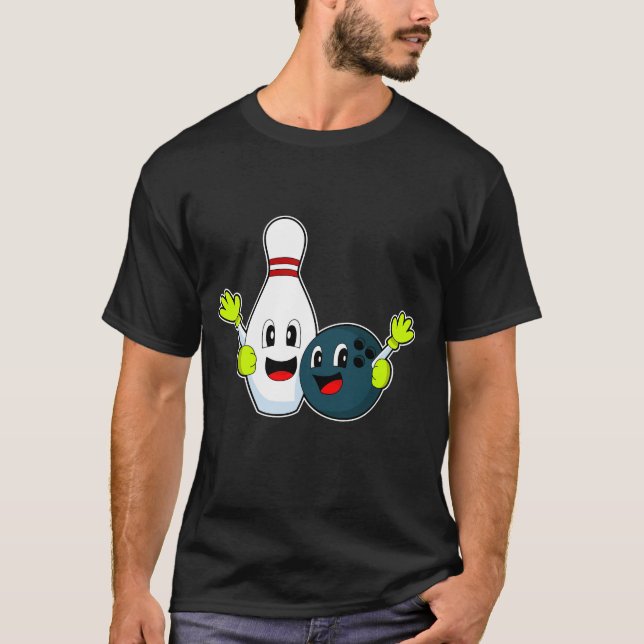 Camiseta Bolas Bowling Bowling Bowling (Anverso)