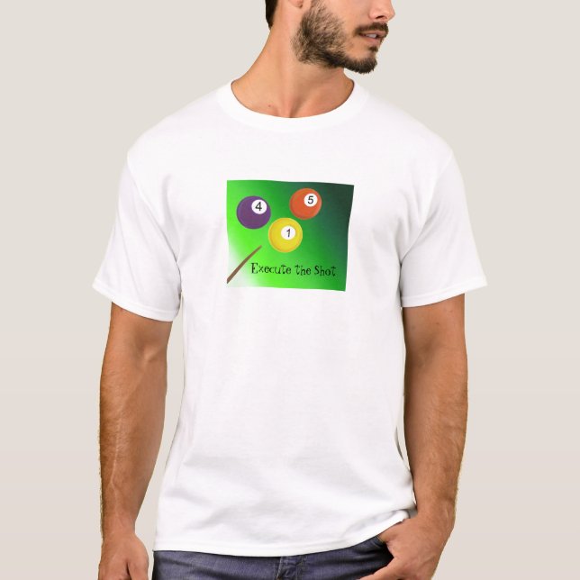 Camiseta Bolas de billar (Anverso)